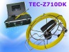 7inch TFT color Monitor drill Pipe Inspection Camera system TEC-Z 710DK with DVR and Keyboard