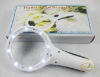 8 LED magnifying glass with handle