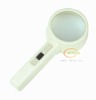 90mm white straight shank magnifier magnifier with led