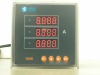 96 square programmable three phase LED or LCD ampere meter