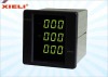 AC220V Three lines display digital Ammeter