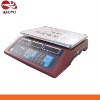 ACS Price Computing Scale with red --- Stainless Steel