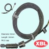 Adjustable spring bayonet J type thermocouple