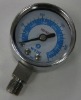 All Chromeplate pressure meter with bezel