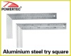 Aluminium steel try square