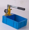 Aluminum pump body hand test pump,plastic tank