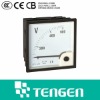 Analog voltage panel meter 0-600V