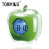 Apple Talking Clock with snooze clock function and different language talking , blue led lights