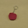 Apple shaped 1M tape measure keychain