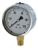 B6J One Piece Cast Brass Case Liquid Filled Gauge