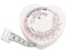 BMI measure tape heart shape