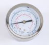 Back connection Freon pressure gauge for refrigeration