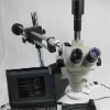 Ball bearing sliding boom stand stereo microscope
