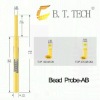 Bead probe pin with cross tip