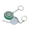 Beer cap shape tape measure with keychain(23038)