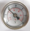 Bimetal pipe thermometer