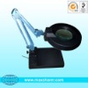 Black conductive magnifier lamp, table top