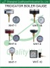 Boiler Pressure&temperature gauge/Tridicator