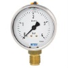 Bourdon Tube WIKA Pressure Gauge Stainless Steel Case / Liquid-Filled