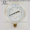 Brass movement refrigerant pressure gauge