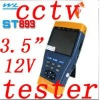 CCTV ptz camera video signal tester with power supply for camera