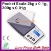 Cheap 200g/0.01g Digital Pocket Scale from Expert Dongguan Factory