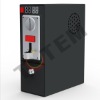 Coin acceptor with time controller