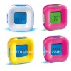 Colorful 4-side clock alarm clock
