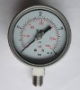 Complete Stainless Steel Bottom Connection Pressure Gauge