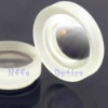 Concave lens for optical or laser instruments