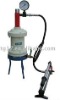 Concrete mixture pressure weepage testing machine