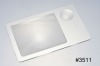 Credit card size Fresnel magnifier 2x 4x