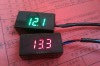 DC 0- 100V blue 3 LED 12V motorcycle Digital Volt Meter Voltmeter Panel