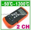 DM6802B New Dual Two Channel K Type Digital Thermometer