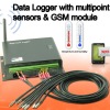Data Logger with multipoint sensors And GSM module