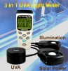 Datalogging 3 in 1 UVA Light Meter TM-208 free shipping