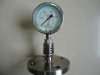 Diaphragm seal pressure gauge