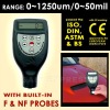 Digital Coating Thickness Meter, 0-1250um/0-50mil+Built-in F&NF