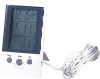 Digital In-Outdoor Thermometer w/calendar
