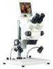 Digital LCD Stereo zoom Microscope