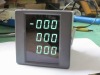 Digital LED three phase voltage meter