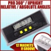 Digital Level Meter / Protractor Always Upright Display with V-G
