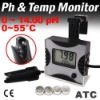 Digital pH Monitor Tester Meter Thermometer Aquarium