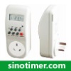 Digital plug socket timer