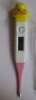 Digital promotional cartoon thermometer white color