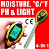 Digital soil ph/moist tester with battery 4 in 1 light