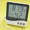 Digital thermometer & Hygrometer with Clock