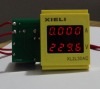 Digital voltage meter for power socket