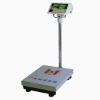 Double display platform scale