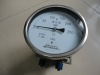 Dual diaphragm high static pressure differential pressure gauge